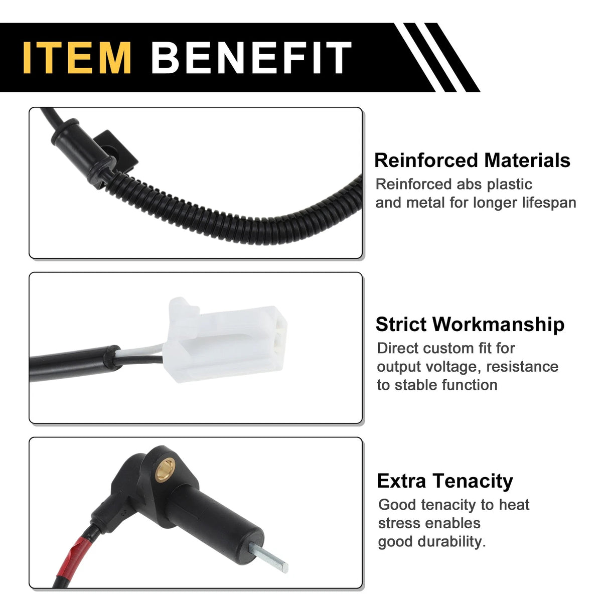 ABS Wheel Speed Sensor No. 9568022600 for Kia Pride (2003–2007)