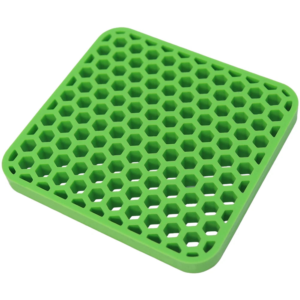 Small Silicone Organizer Mat for Craft Supplies (11.4cm Square)