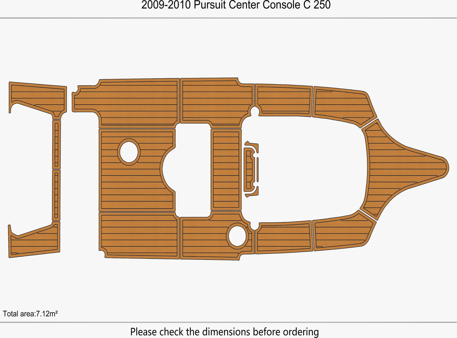 EVA Pad Floor Mat for Pursuit C 250 (2009)