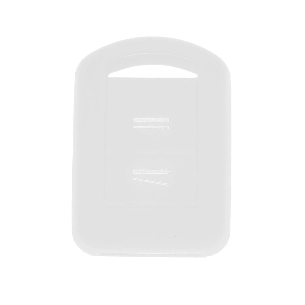 White Silicone Key Case for Opel Corsa C (2000–2006) - 2 Buttons