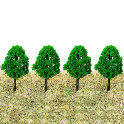 10Pc 3.93" Model Tree Garden Park Train Railroad Diorama Scenery Landscape Scale