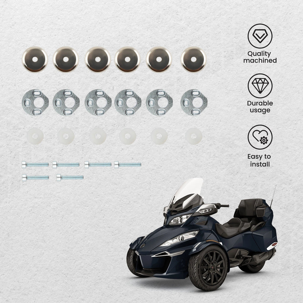 Side View Mirror Mounts Kit for Can-Am Spyder RT/Rt-L (2018–2019)