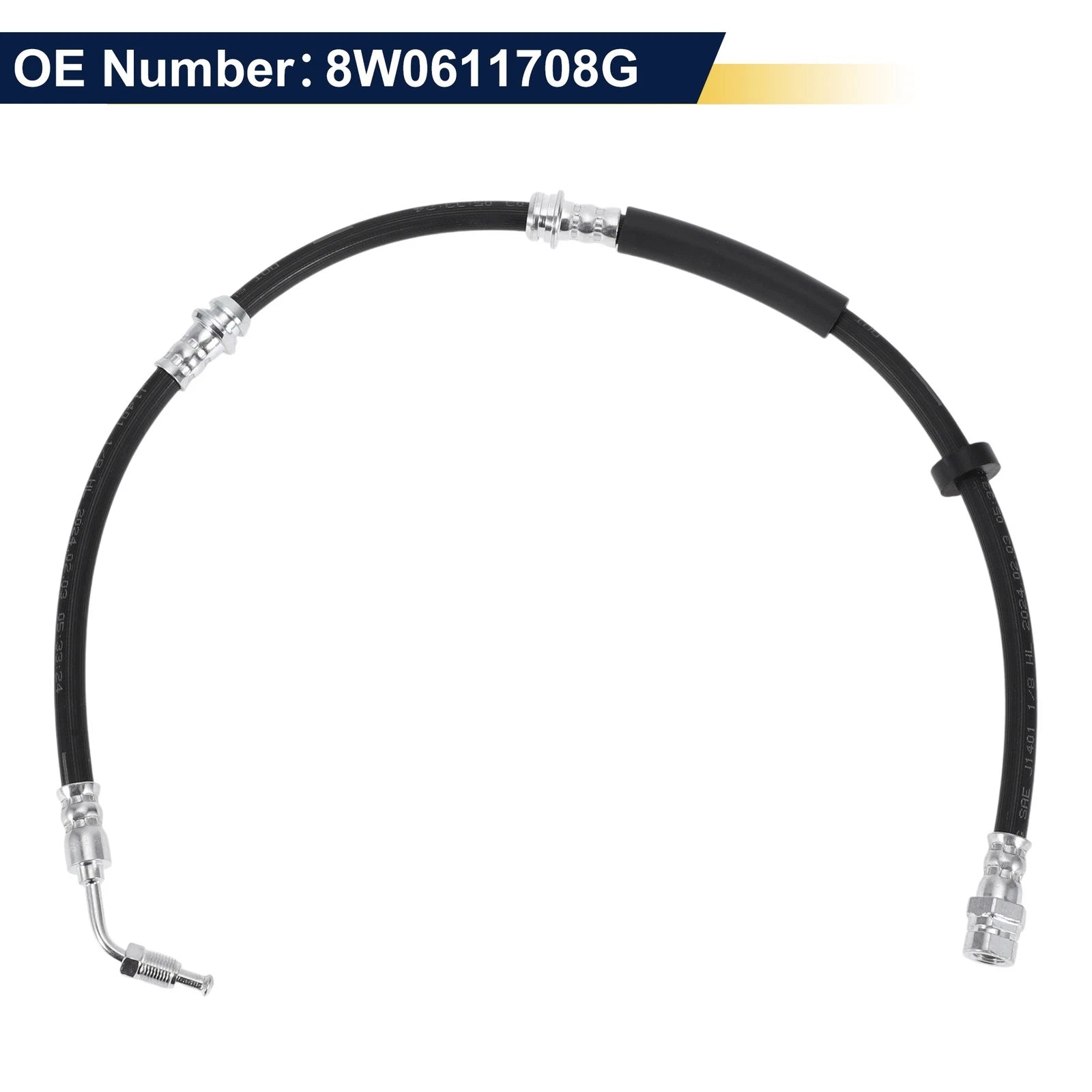 Front Right Brake Hose Replacement for Audi A4 (2017–2024)