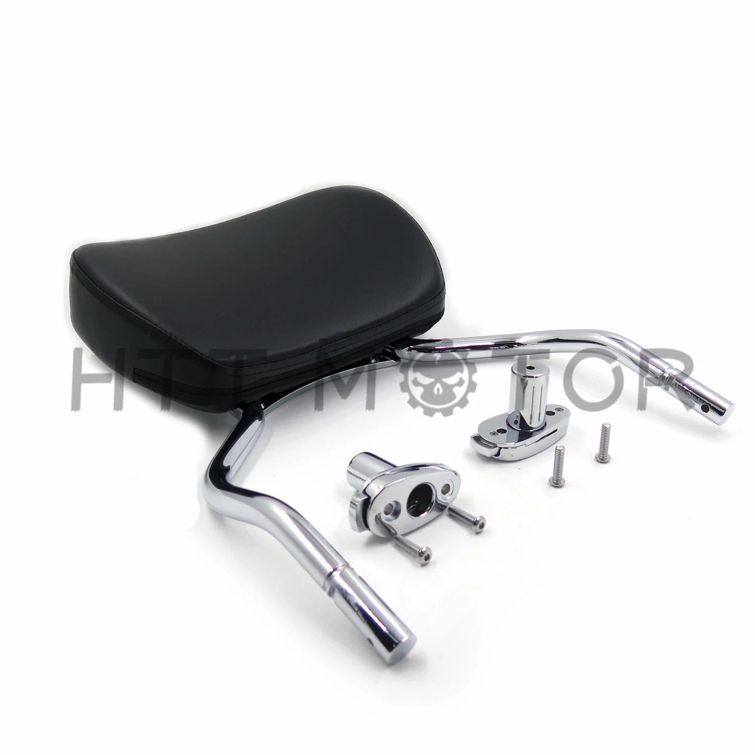 Chrome Detachable Sissy Bar Pad Backrest for Harley FLRT Freewheeler (2015–2020)