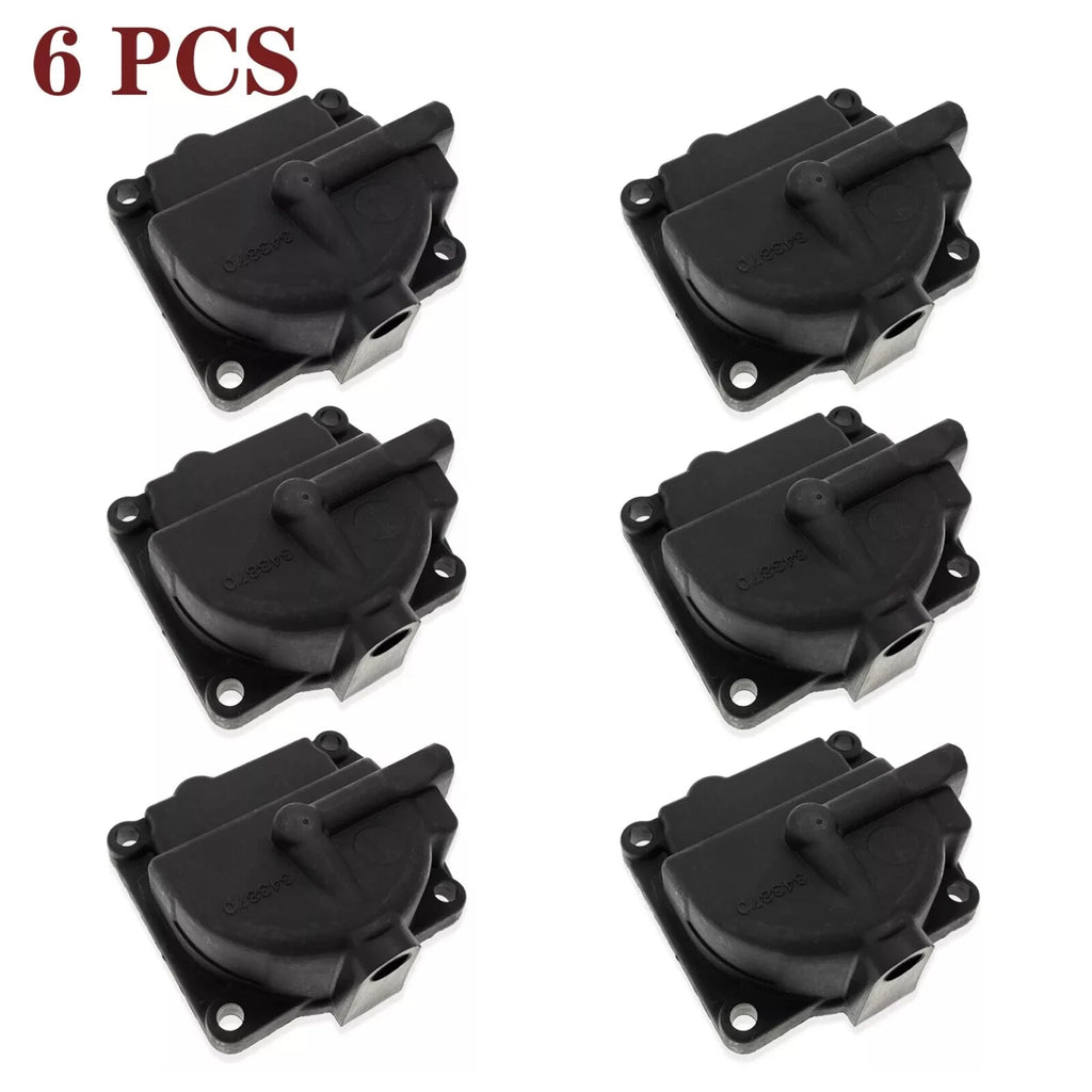 6 Carburetor Bowl Float Chamber Assembly for OMC Johnson Evinrude (433000, 766418)