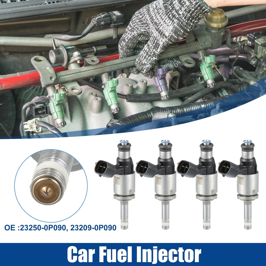 4PCS Fuel Injector Nozzle Replacement for Lexus RC200t (2016–2016)