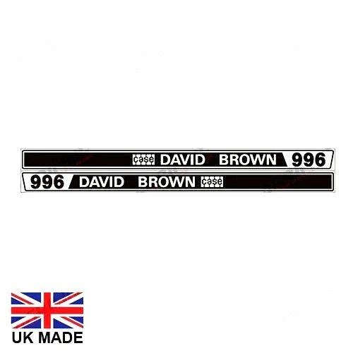 Decal Set for David Brown 996 Tractors