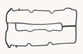 Valve Cover Gasket for Yamaha 200-250 Hp V6 4-Stroke (2000–2023)