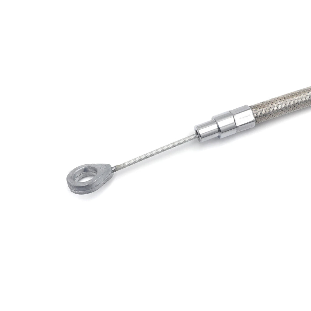 Stainless Braided Clutch Cable for Harley Dyna Super Glide (1995–2006)