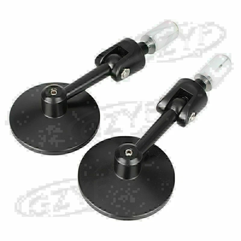 7/8'' Round Rear View Handlebar Mirrors for Honda Suzuki Kawasaki (Universal)