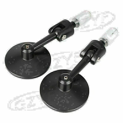 7/8'' Round Rear View Handlebar Mirrors for Honda Suzuki Kawasaki (Universal)
