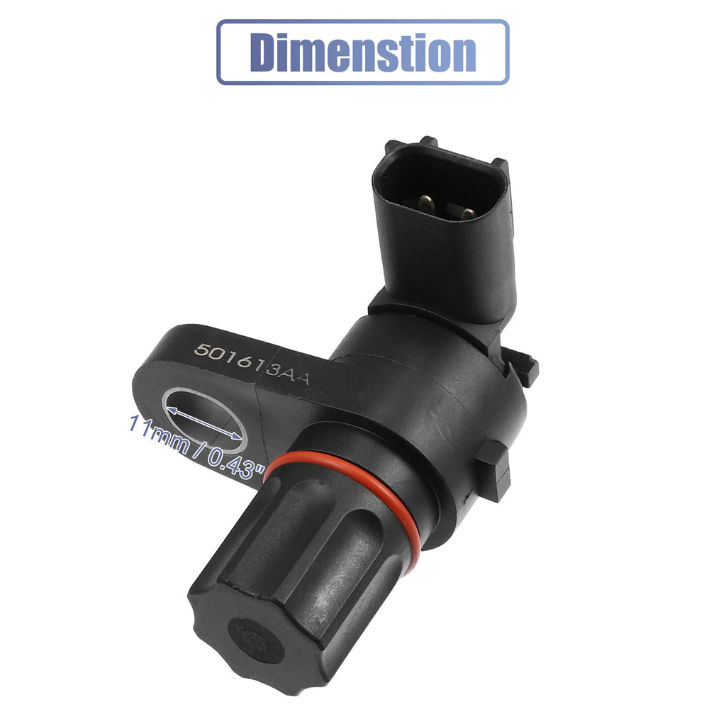 ABS Wheel Speed Sensor Rear Left Right Replacement for Ram 1500 1998–2001