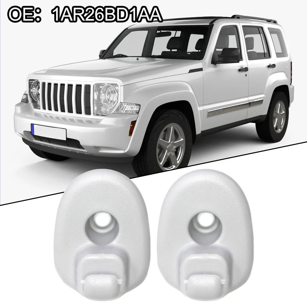 2X Sun Visor Clip Replacement for Jeep Liberty & Dodge Nitro