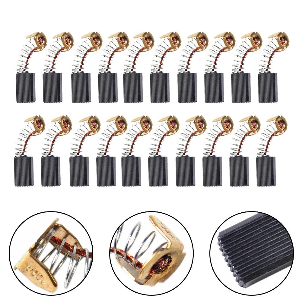 10X Carbon Brush Set for Motor Performance
