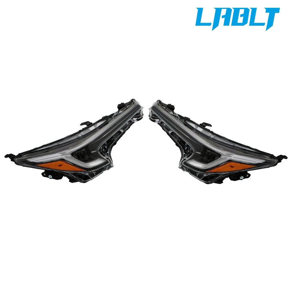 2X LED Headlight Assembly Black for Toyota Corolla (2023–2024)