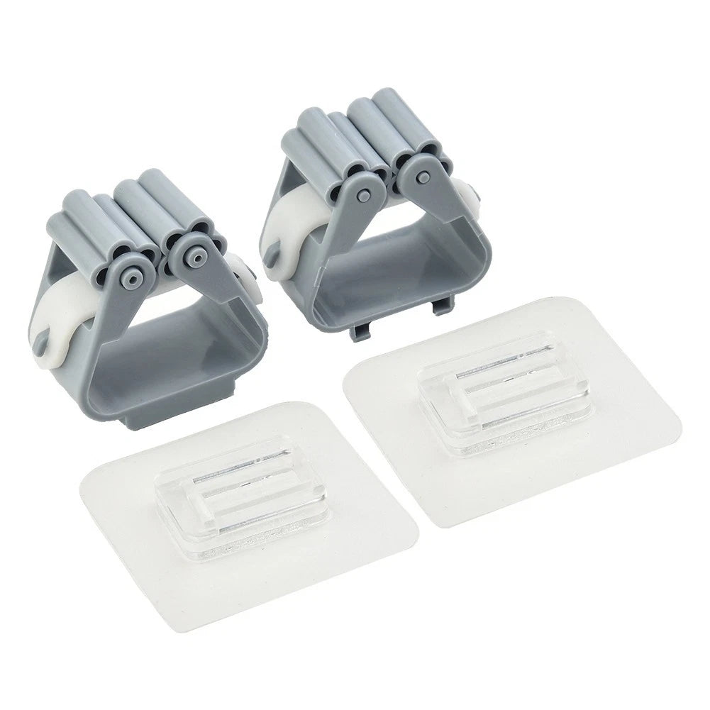 2 Pcs Mount Clamp for Upgraded Aerials (ABS Grey)