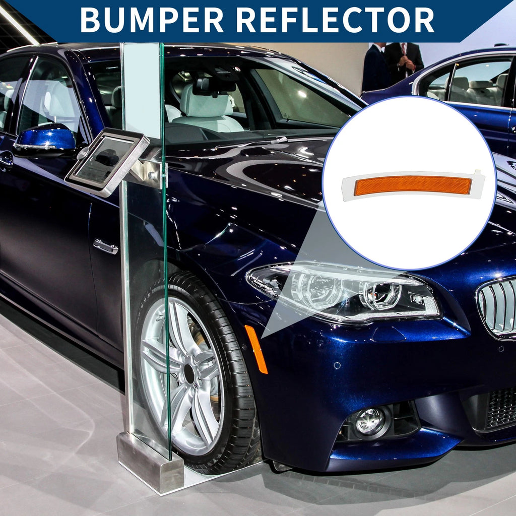 Bumper Reflector Front Right Replacement for BMW 535i GT (2010–2017)