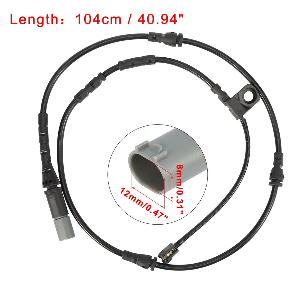 4pcs Front Brake Pads with Electronic Wear Sensor for BMW X5 (2011–2016)
