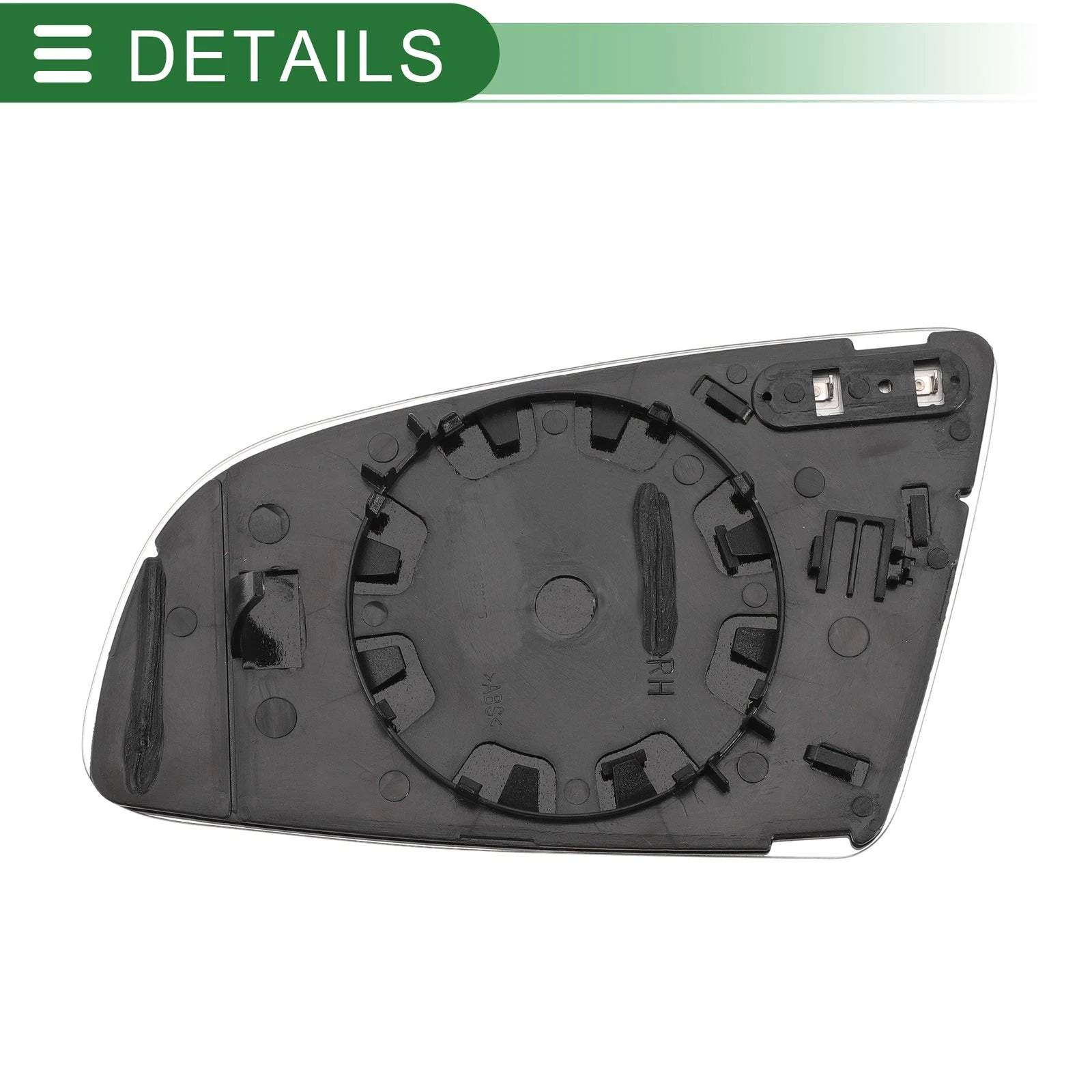 Heated Right Side Mirror Glass Replacement for Audi A3 A4 A6 (2003–2008)
