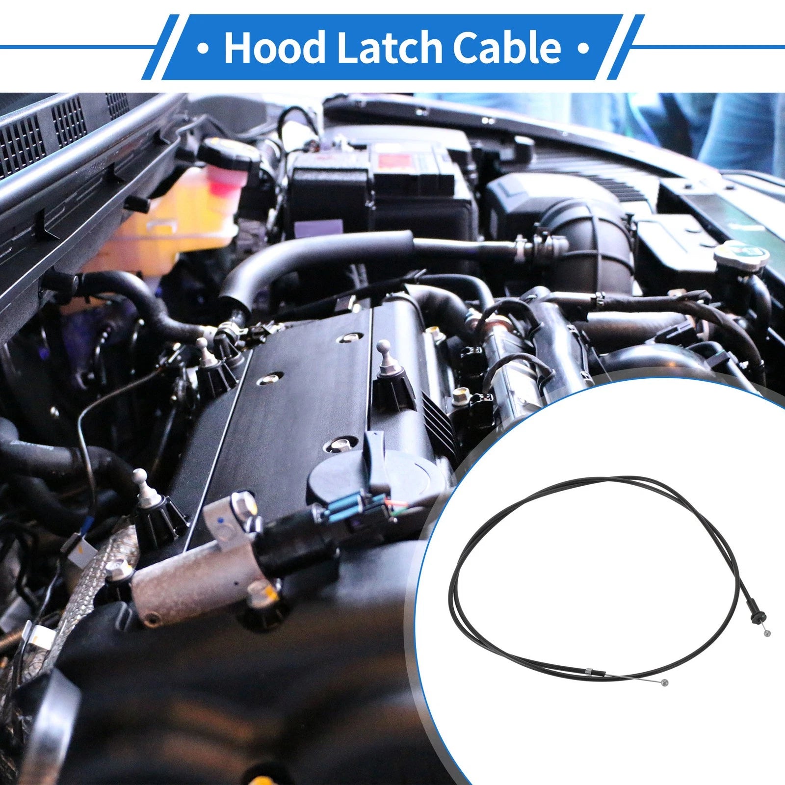 Hood Release Cable for Volkswagen Cabriolet (1985–1993)