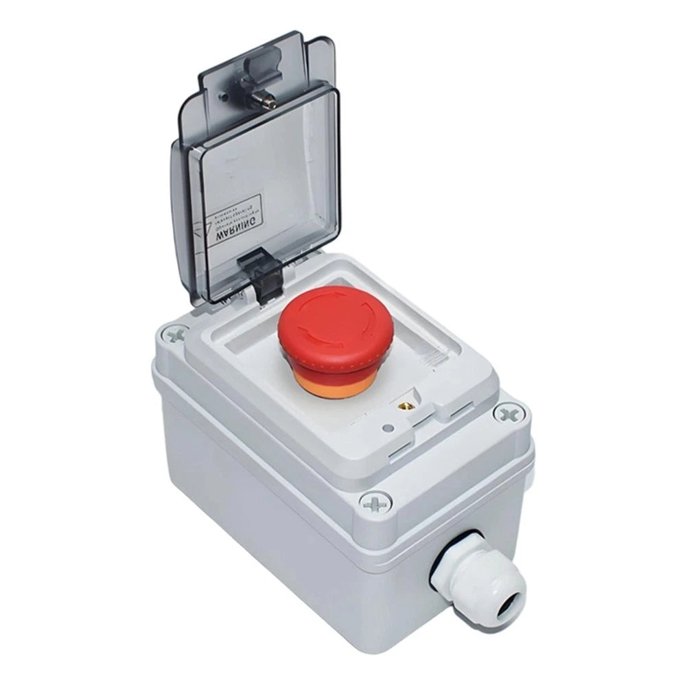 Industrial Waterproof Switch Box IP67 Rated 12.5x8.1x10.2cm