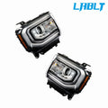 HID Projector Headlight Pair for GMC Sierra 1500 (2016–2018)