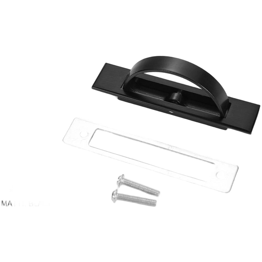 Concealed Handle for Cabinet Door - Recessed Design