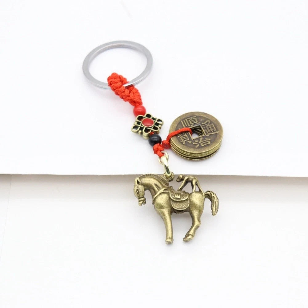 Brass Keychain Pendant Sculpture for Personal Style