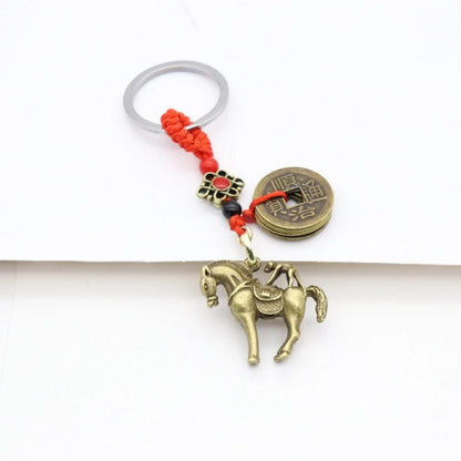 Brass Keychain Pendant Sculpture for Personal Style