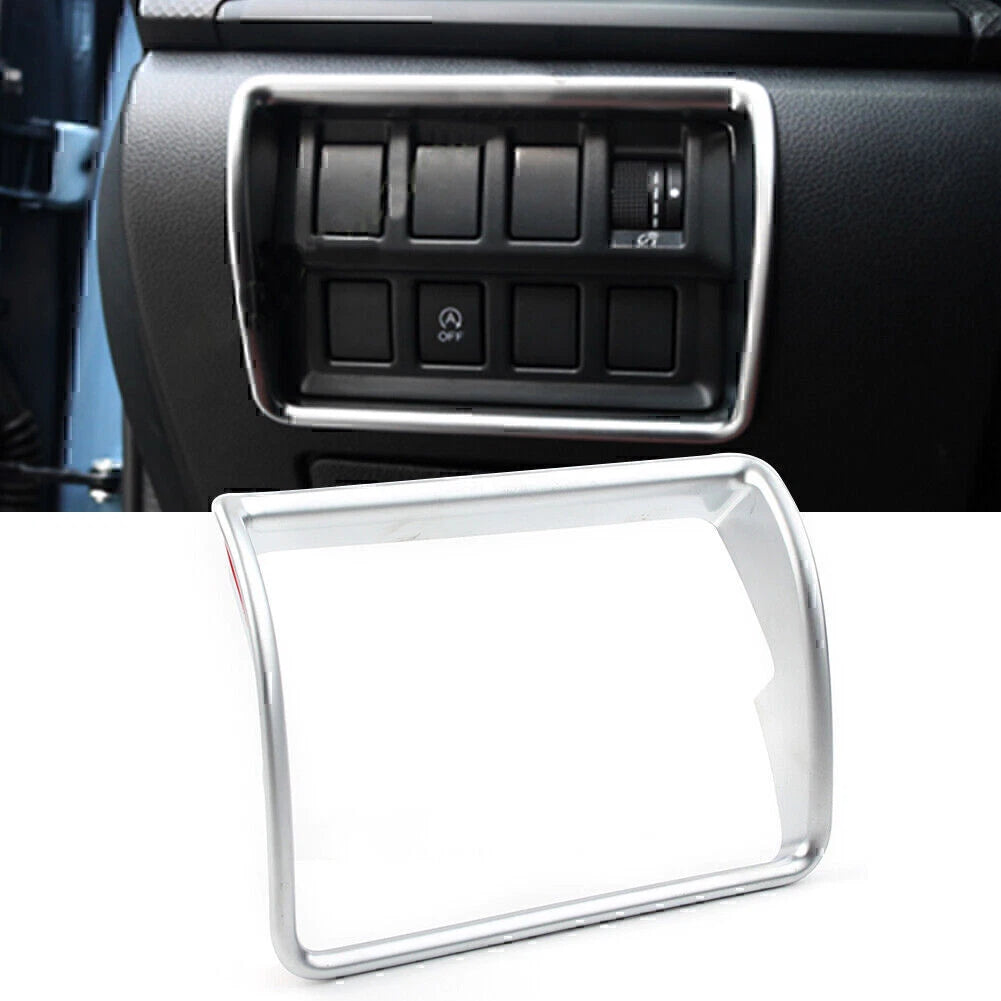 Chrome Interior Headlight Switch Button Cover Trim for Subaru Forester (2019–2020)