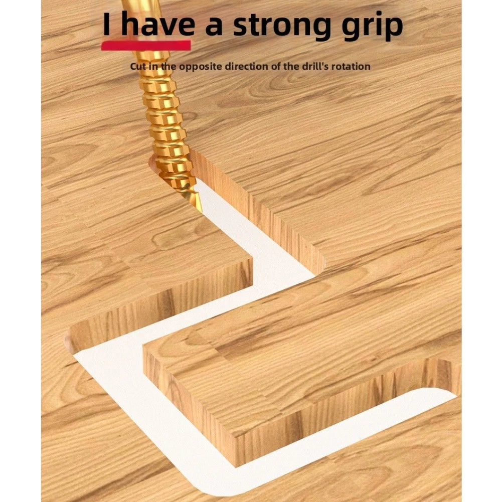 3in1 Drill Bit for Woodwork (Precision Cutting, Grooving)
