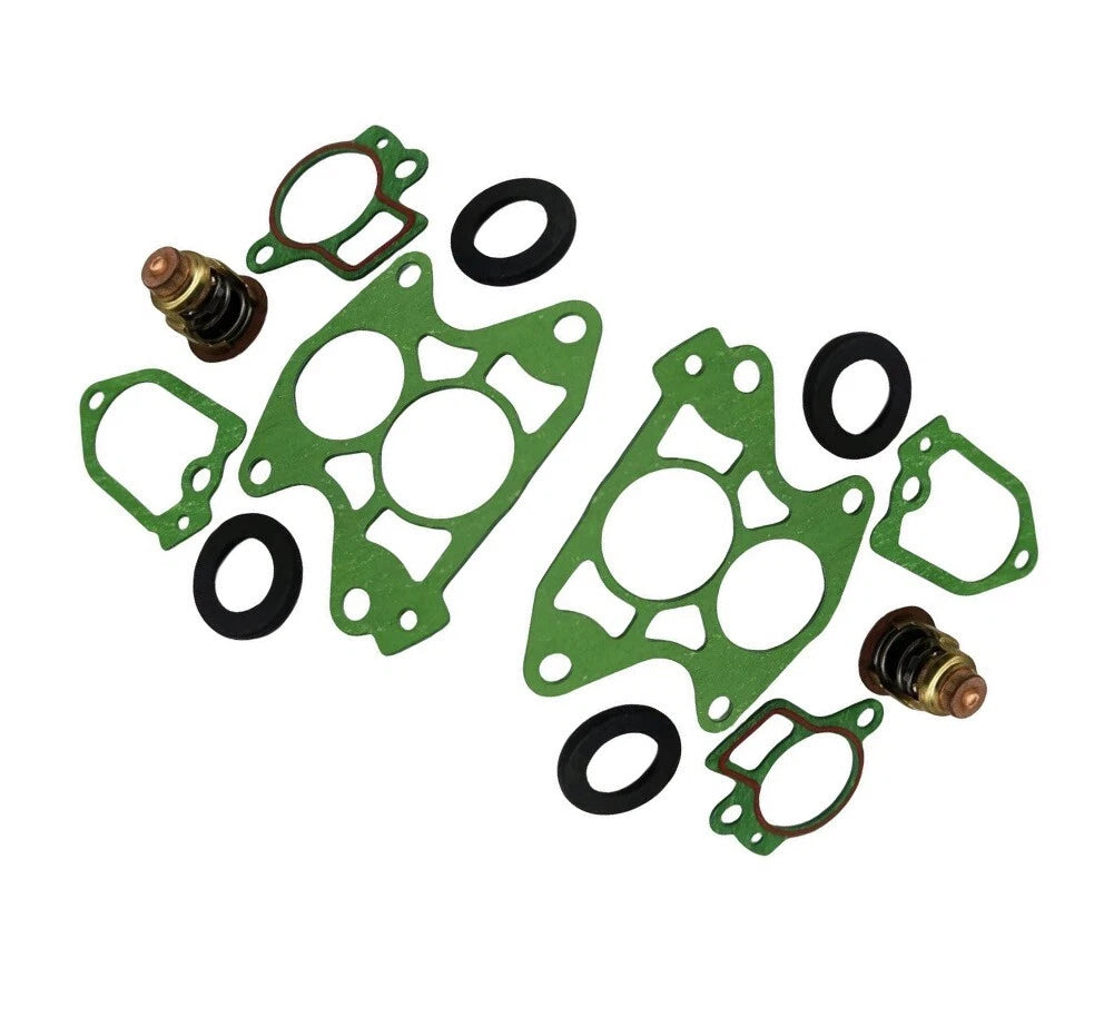 2X Thermostat Kit for Yamaha Outboard (6E5-12411-30-00, 688-12414-A1-00)