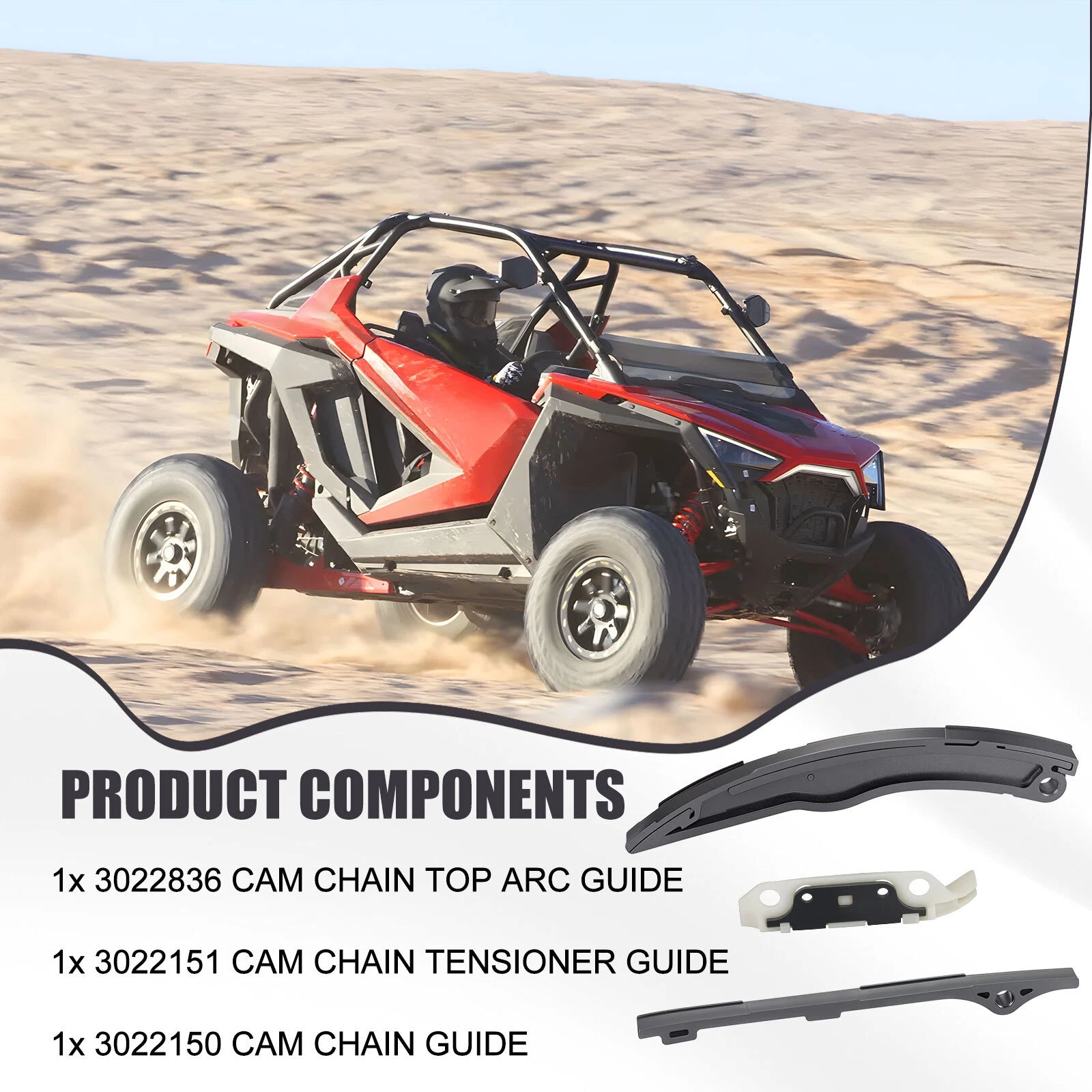 Cam Chain Tensioner Guide for Polaris Ranger RZR 900 1000 Turbo RS1 (2016–2023)