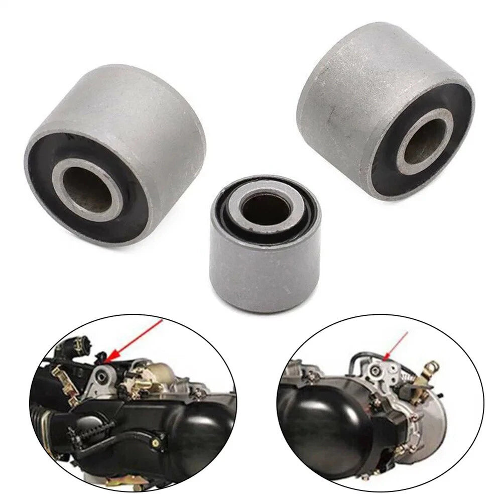 2Pcs Motor Bushings + 1 Shock Absorber Bushing Kit for GY6 Engine (125cc-150cc)