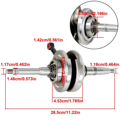Crankshaft Assembly for GY6 150cc 4-Stroke Scooters