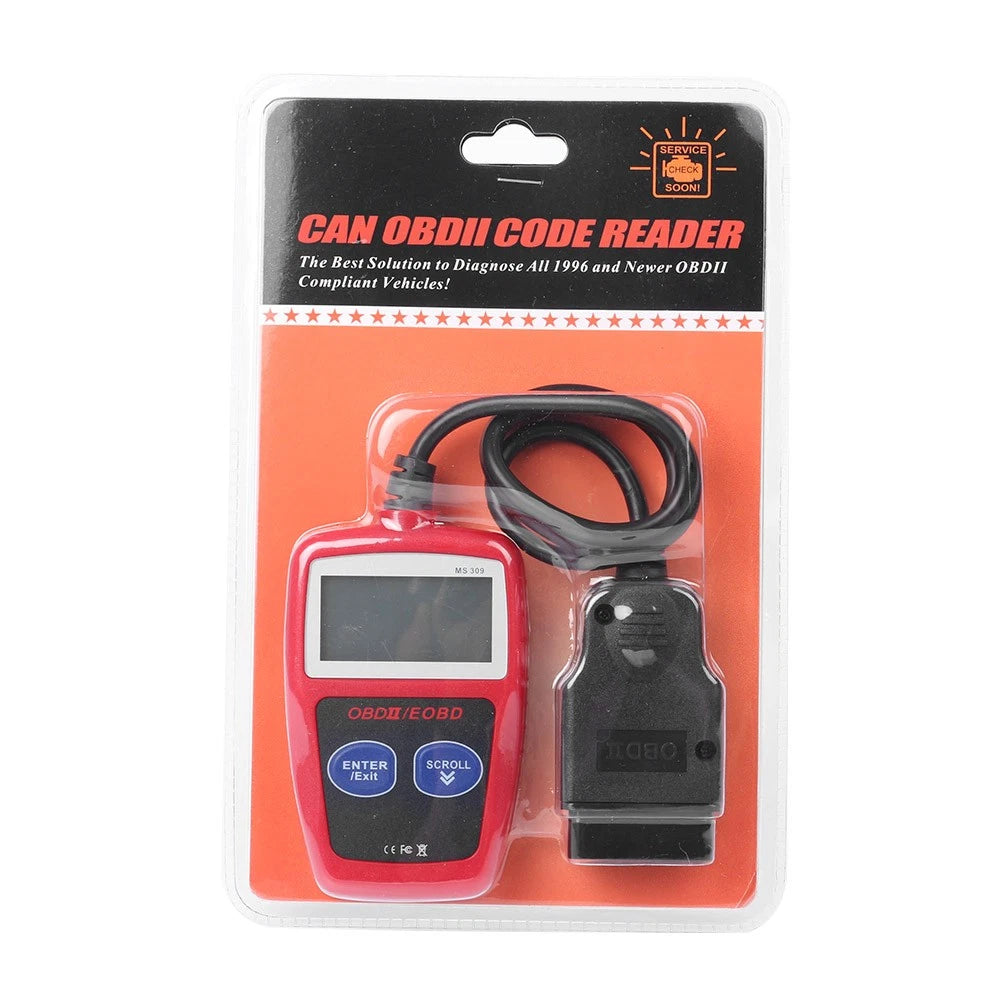 16 Pin OBD-II Car Fault Engine Diagnostic Scanner Code Reader