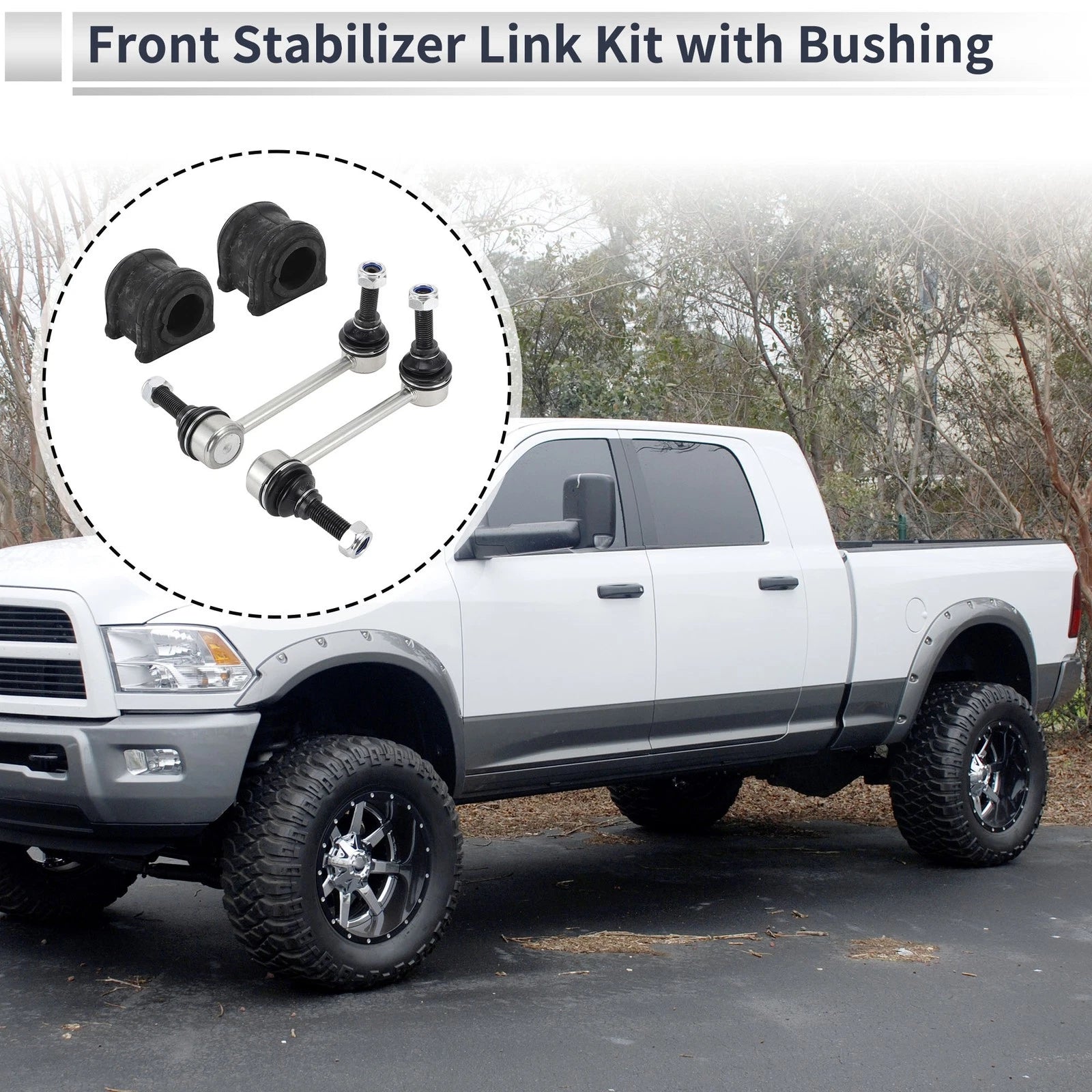 Front Stabilizer Bar Links with Bushing Kit for Jeep Grand Cherokee (2011–2021)
