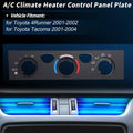 A/C Climate Heater Control Panel Plate for Toyota 4Runner (OE 55519-35340)