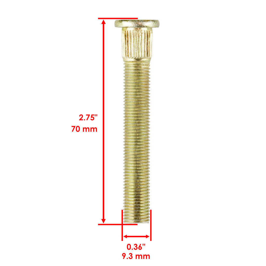 Front Wheel Hub With Bearings and Studs for Polaris RZR 800 (2008–2014)