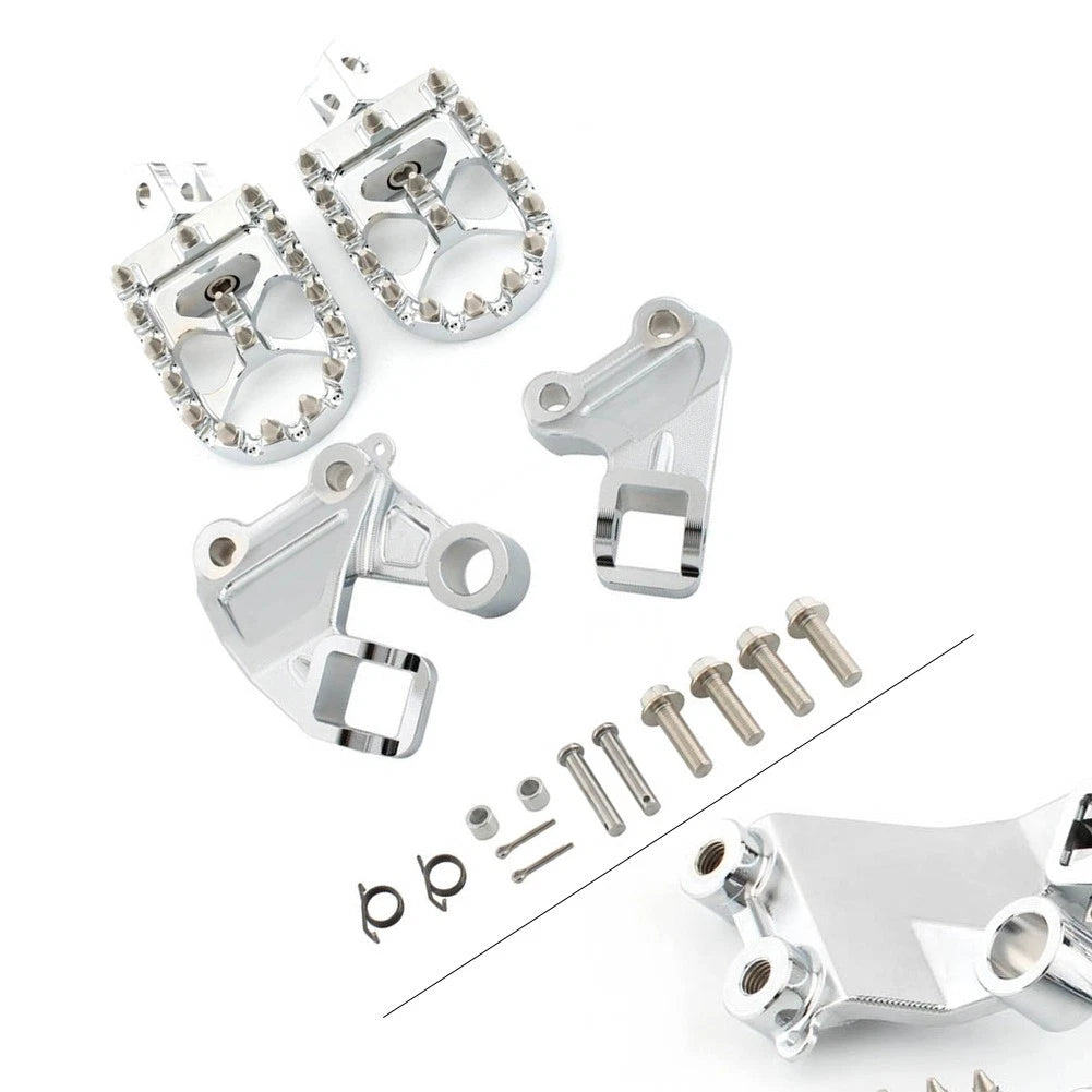 Chrome Front Footrest Bracket for Yamaha Vmax 1200 VMX1200 (1985–2007)