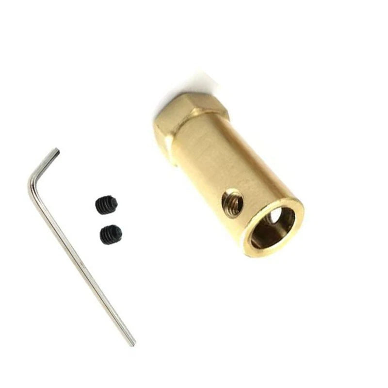Hexagonal Wheel Coupler for - Anti-corrosion Brass Plating