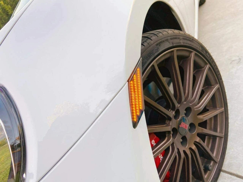 Smoked Front Bumper Side Marker Lights for Scion FR-S/BRZ/Toyota 86 (2013–2017)
