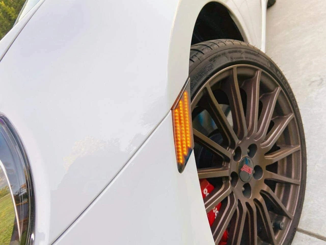 Smoked Front Bumper Side Marker Lights for Scion FR-S/BRZ/Toyota 86 (2013–2017)