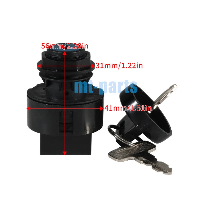 Ignition Key Switch Lock Set for Polaris Scrambler 500 2X4 (2000–2001)