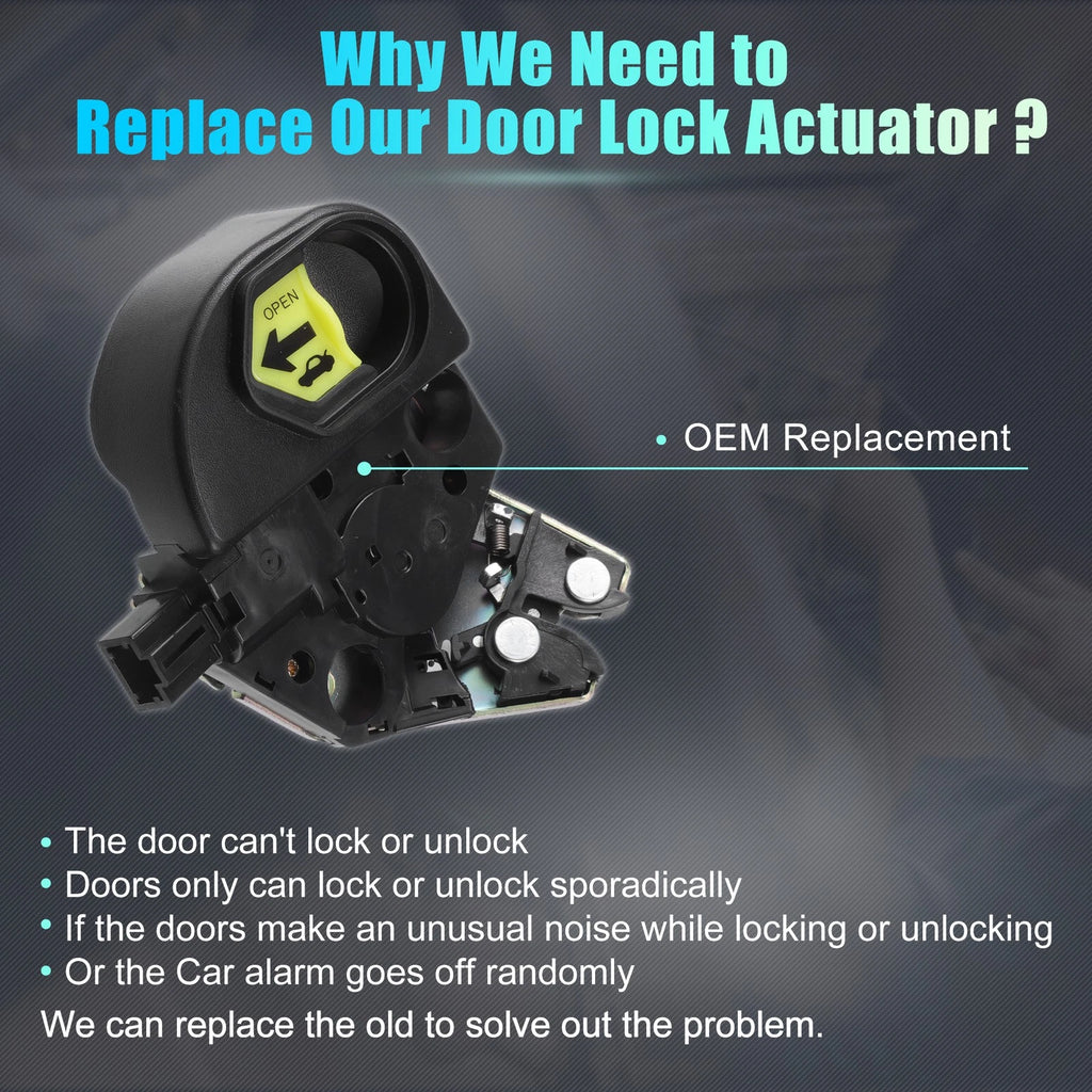 Rear Liftgate Door Lock Actuator Motor Replacement for Honda Accord 2008-2012