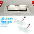 2pcs LED License Plate Light Replacement for Mitsubishi Lancer (2003–2017)