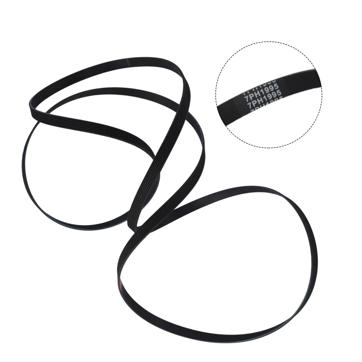 Rubber Dryer Belt for Easy Install (Fix Noisy or Non Starting Issues)
