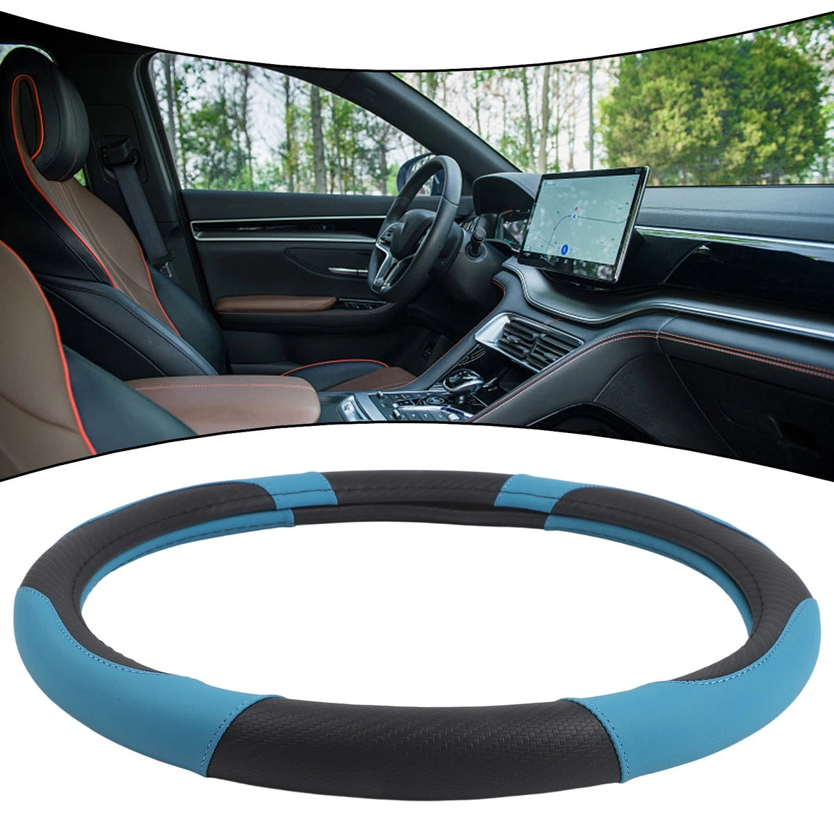 Dynamic Steering Wheel Cover for Truck Bus Car (Standard Fit)
