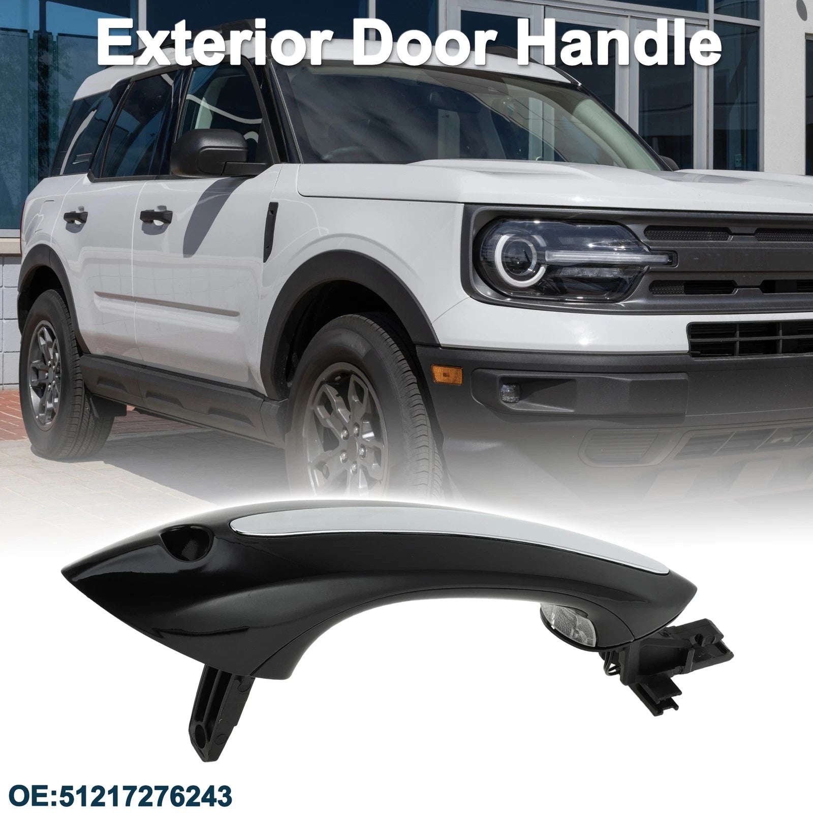 Exterior Door Handle Front Left Replacement for BMW X5 E70 (2007–2013)
