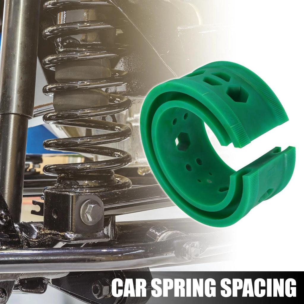 2PCS Coil Spring Rubber Bumpers Universal for Ford Chevy (B Type) (1990–2024)